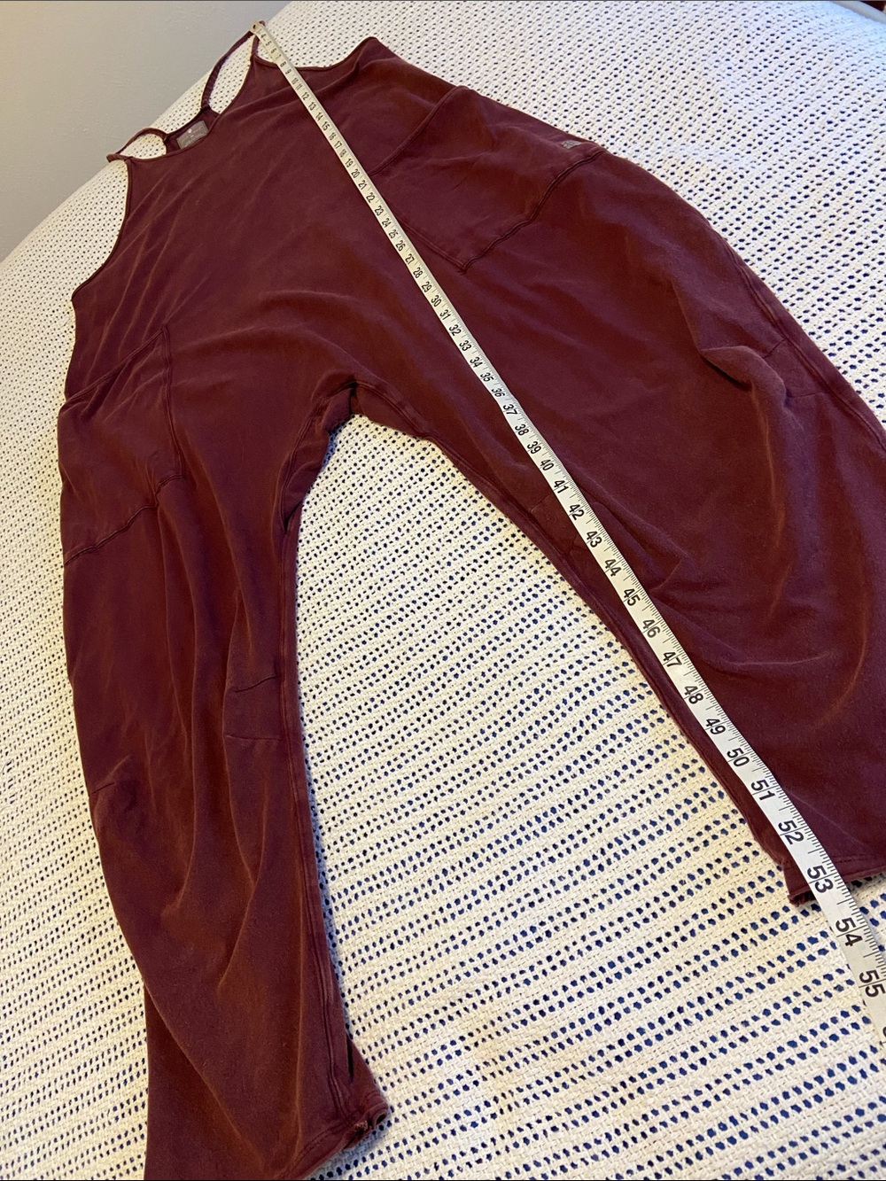 Free People FP Movement Hot Shot Dark Wine Color relaxed slouchy Size XS - Picture 9 of 10